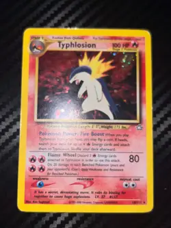 Typhlosion 18/111 Neo Genesis Holo Pokemon TCG Vintage Card - Image 2