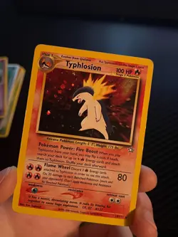 Typhlosion 18/111 Neo Genesis Holo Pokemon TCG Vintage Card - Image 4