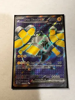 Pokemon TCG Iron Hands EX Paradox Rift Holo Double Rare Iron Hands Ex - Image 1