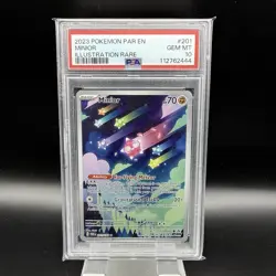 Pokemon | Minior Paradox Rift 201/182 PAR GEM MINT PSA 10 Illustration Rare IR - Image 1