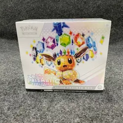 POKEMON Scarlet & Violet Prismatic Evolutions Elite Trainer Box, Sealed, Worn - Image 1