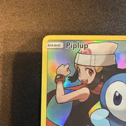 Pokemon Piplup Full Art Secret Rare Holo 239/236 Cosmic Eclipse!! - Image 2