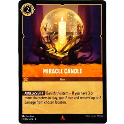 Miracle Candle Item Card - Rare - Disney Lorcana TCG Ursula's Return #31/204 - Image 2