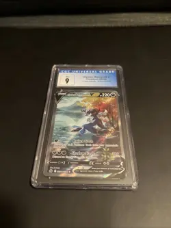CGC 9 Hisuian Samurott V GG51/GG70 Crown Zenith Illustration Rare Pokemon Card - Image 3