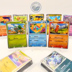 Starter Pokemon Card Set: Generation #1 Kanto - 75 Cards - No Fillers/Duplicates - Image 1