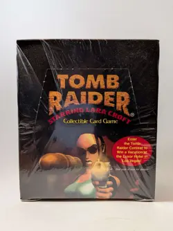 Tomb Raider Collectible Card Game Booster Box Base Set BRAND NEW SEALED 48 Packs - Image 1