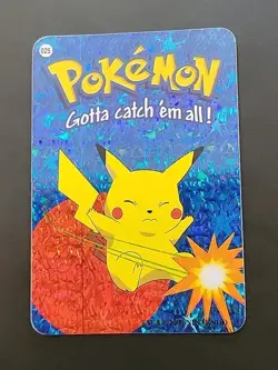 NM! 2000 Nintendo Trademark - Vending Machine Prism Sticker Card - Pikachu 025 - Image 1