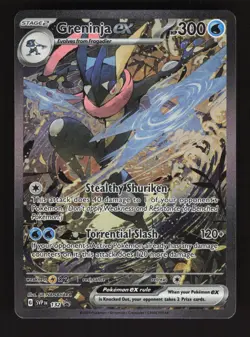 Greninja EX 132 Pokemon Black Star Promo Holo Full Art Card - Image 1