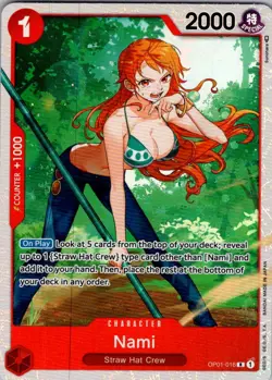 Nami - (Ultra Deck: The Three Captains) R One Piece Promotion Cards OP01-016 NM - Image 1