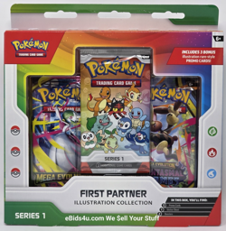 Pokemon TCG: First Partner Illustration Collection: Series 1 W/BONUS PROMO CARDS - Image 1