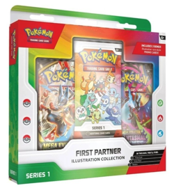 Pokemon TCG: First Partner Illustration Collection: Series 1 W/BONUS PROMO CARDS - Image 3