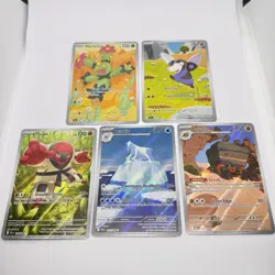 Pokemon BLACK BOLT I.R. Lot of 5 cards. Maractus/Drilbur/Throh/Beartic/Crustle - Image 1