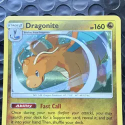 Pokemon Dragonite Cosmos Holo 119/181 Rare Unified Minds 160HP TCG Card - Image 5