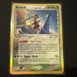 2005 Pokemon TCG Beedrill 1/113 EX Delta Species Holo Rare - English Card - Image 1