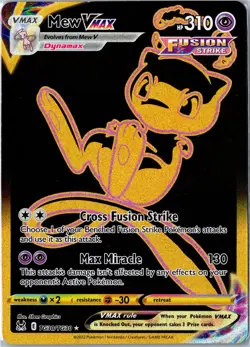 Pokemon Card - Mew VMAX TG30/TG30 Lost Origin Trainer Gallery Secret Rare NM - Image 1