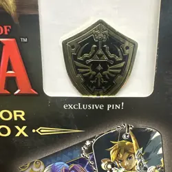 2X Legend of Zelda Collectors Fun Box Enterplay Trading Card Pin Tag Sticker B9 - Image 2