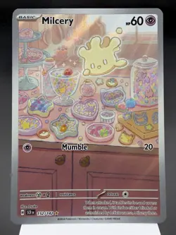 Milcery 152/142 - Illustration Rare - Stellar Crown Pokemon Card MINT - Image 1