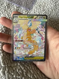 Mega Dragonite Ex SIR 290/217 Secret Rare Pokemon Card Pack Fresh. - Image 1