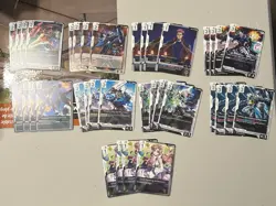 Gundam Card Game - GD01: NewType Rising - Playset of UC and C (4x of each) - Image 1