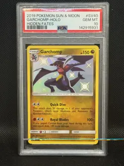 Gible SV38 Gabite SV39 Garchomp SV40/SV94 PSA 10 Hidden Fates PSA 10 All 3 Cards - Image 2