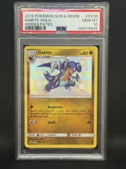 Gible SV38 Gabite SV39 Garchomp SV40/SV94 PSA 10 Hidden Fates PSA 10 All 3 Cards - Image 3