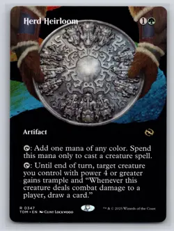 Herd Heirloom (Borderless) 347 Rare Tarkir: Dragonstorm Magic: The Gathering NM - Image 1