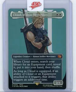 1x MTG Final Fantasy FIN - Cloud, Midgar Mercernary - Borderless - Foil - NM/M - Image 1