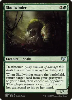 Skullwinder NonFoil Commander 2015 39 NM MTG - Image 1