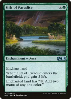 Gift of Paradise Foil Core Set 2019 184 NM MTG - Image 1