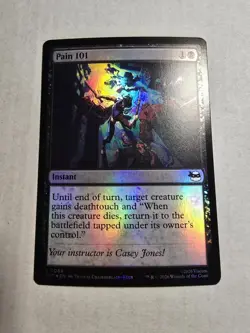Pain 101 (Foil) 0069 - TMT Teenage Mutant Ninja Turtles TMNT - MTG - NM/M - Image 1
