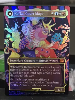 MTG Kefka, Court Mage (0322) (Borderless) Final Fantasy Foil - Image 1