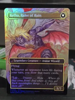 MTG Kefka, Court Mage (0322) (Borderless) Final Fantasy Foil - Image 2