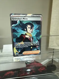 Grimsley’s Move 120/094 Phantasmal Flames Full Art Pokemon Pack Fresh Mint - Image 1