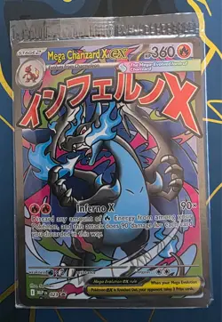 Pokemon TCG Mega Charizard X ex 023 Sealed Promo 2-Card Pack Mega Charizard UPC - Image 1