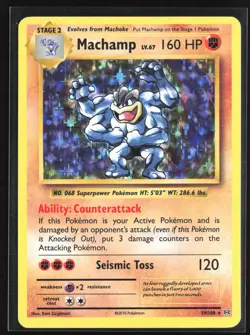 Pokemon TCG - Machamp Holo Holo Rare XY - Evolutions 59/108 LP - Image 1