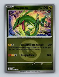 Rayquaza 153 Pokemon Ascended Heroes Reverse Holo Energy Symbol Card NM+ (a) - Image 1