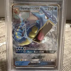 Pokemon Gyarados GX Hidden Fates Tin (2019) Black Star Promo SM212 PSA 10 - Image 2