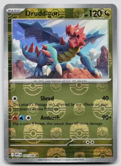 Druddigon 071/086 White Flare - Master Ball Pokemon NM - Image 1