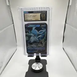Pokemon TCG Glaceon V Holo CGC Pristine 10 Eevee Heroes 024/069 JP 2021 - Image 1
