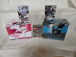 Pokemon TCG Scarlet & Violet White Flare & Black Bolt Sealed Boxes - New (5 pcs) - Image 1