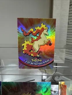 1999 Pokemon Topps #78 Rapidash TV Animation Edition Holo Foil Series 1 - Image 1
