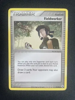 Fieldworker - 73/92 EX Legend Maker - Uncommon Trainer - Pokemon Card MP - Image 1
