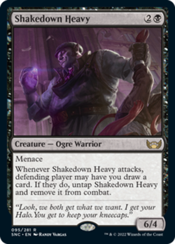 1x Shakedown Heavy - Foil - Streets of New Capenna - Near Mint, English - MTG! - Image 1