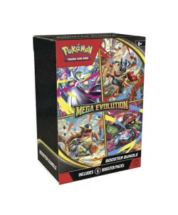Pokemon TCG Mega Evolution Booster Bundle New Sealed (6 Packs) - Image 1