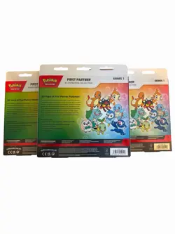 Pokemon TCG First Partner Illustration Collection Series 1 - 3 Box Lot - Image 3
