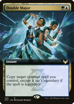 Magic the Gathering (mtg): STX: Double Major - Rare - Full Art - Image 1