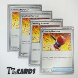 Crushing Hammer 071/088 x4 Playset 4x Pokemon TCG ME03 Perfect Order POR - Image 1