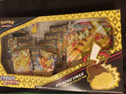 Pokemon TCG Sword & Shield Game Crown Zenith Pikachu VMAX Special Collection Box - Image 1
