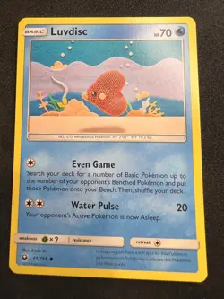 Luvdisc 44/168 Common Celestial Storm Pokemon 2018 - Image 1