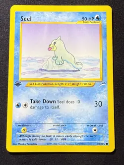 Pokemon TCG Seel 81/105 1st Edition Common Neo Destiny VLP - Image 1